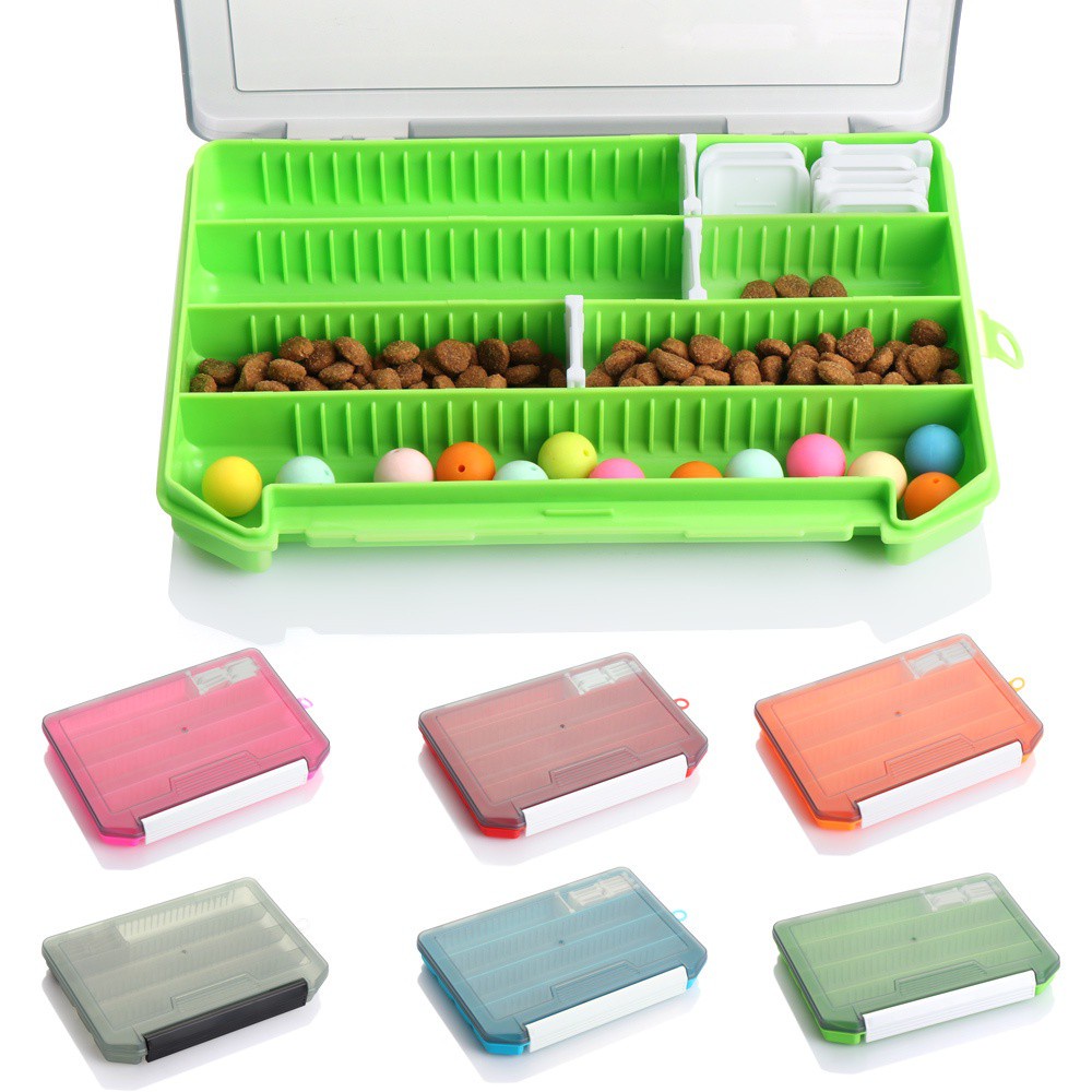 Fishing Tackle Box Storage Trays with Removable Dividers Fishing Accessories
