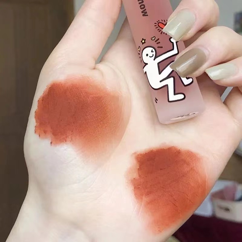 Son kem lì kakashow mờ khá rẻ lady son môi nội địa trung quốc nhung mịn kết cấu không thấm nước lâu trôi cho môi trang điểm