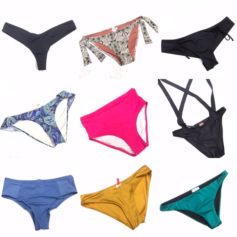 Quần bơi bikini xuất khẩu chuẩn có quần bơi cạp cao- Quần bơi chữ Y