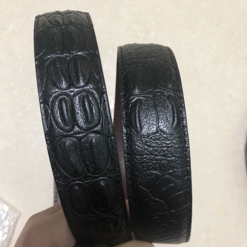 Dây nịt nam da bò không mặt khóa thắt lưng nam không đầu khóa