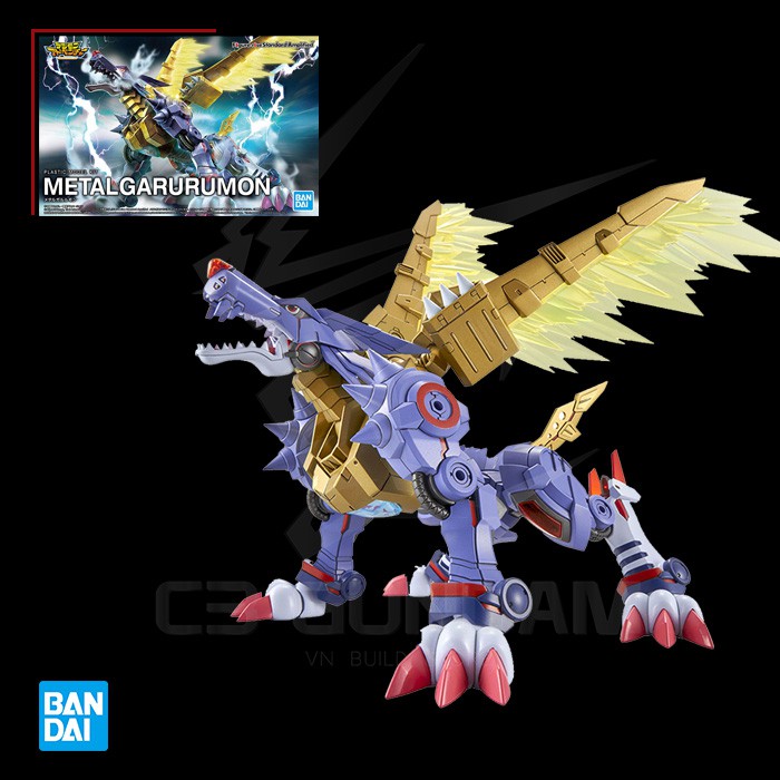 [CÓ SẴN] MÔ HÌNH GUNDAM BANDAI FIGURE RISE STANDARD METAL GARURUMON (AMPLIFIED)