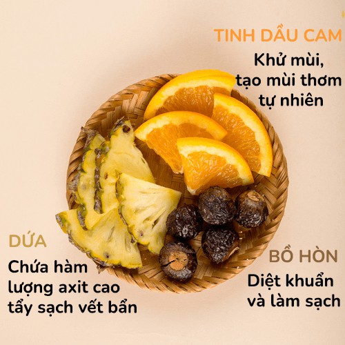 Nước Rửa Tay Sinh Học ENZYCO Lên Men Từ Dứa Và Bồ Hòn Diệt Sạch Khuẩn Giữ Ẩm Da Tay - Hương Cam Chai 100ml | BigBuy360 - bigbuy360.vn