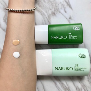 Kem Chống Nắng Da Dầu Mụn Naruko Tea Tree Refresh Cooling 50ml