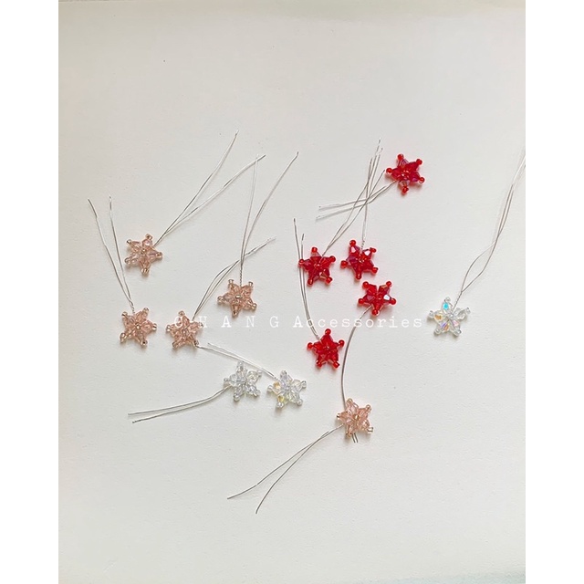 Pha Lê Kết Hình Ngôi Sao Làm Đồ Handmade