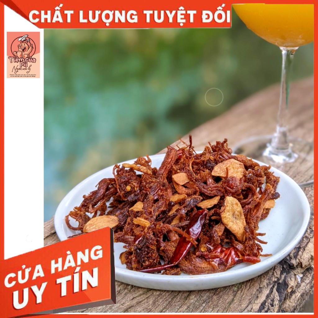 [ Không Ngon - Không Bán Nữa] Khô Heo Cháy Tỏi Siêu Thấm Vị- 100Gr- Siêu Sạch- ẢNH THẬT 100%