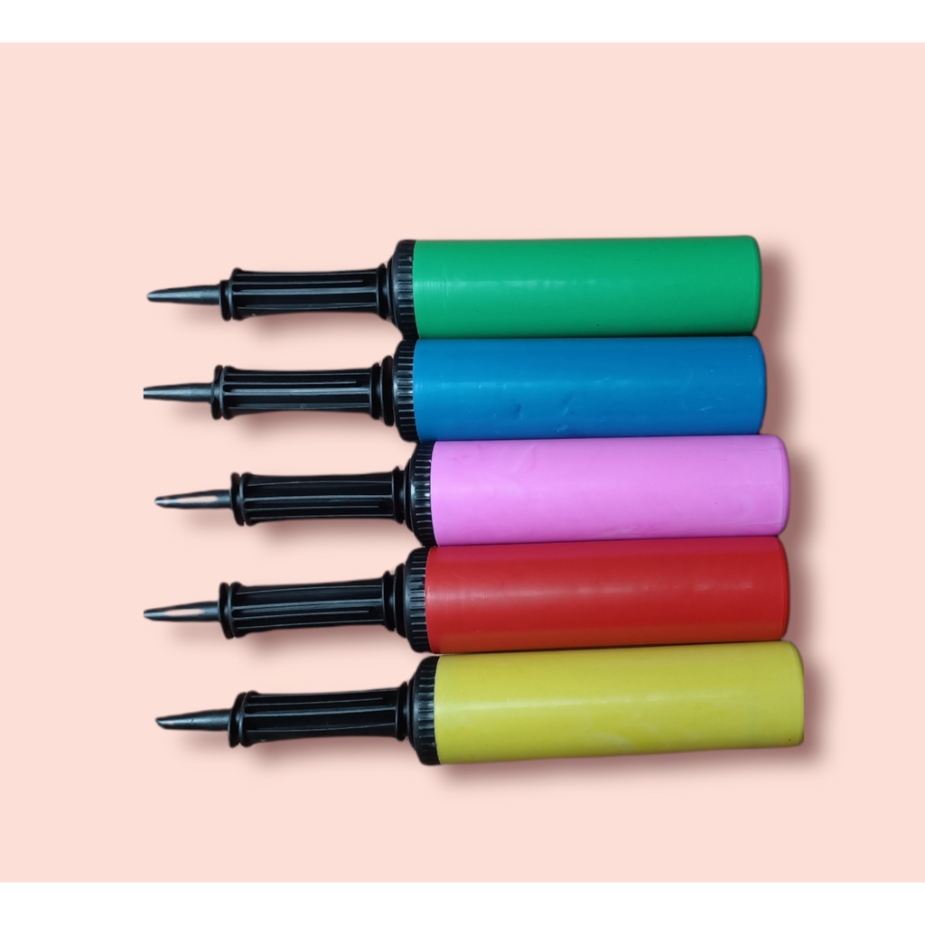 BƠM BONG BÓNG CẦM TAY KÍCH THƯỚC 28cm x 5cm, BƠM BÓNG NHANH VÀ DỄ SỬ DỤNG