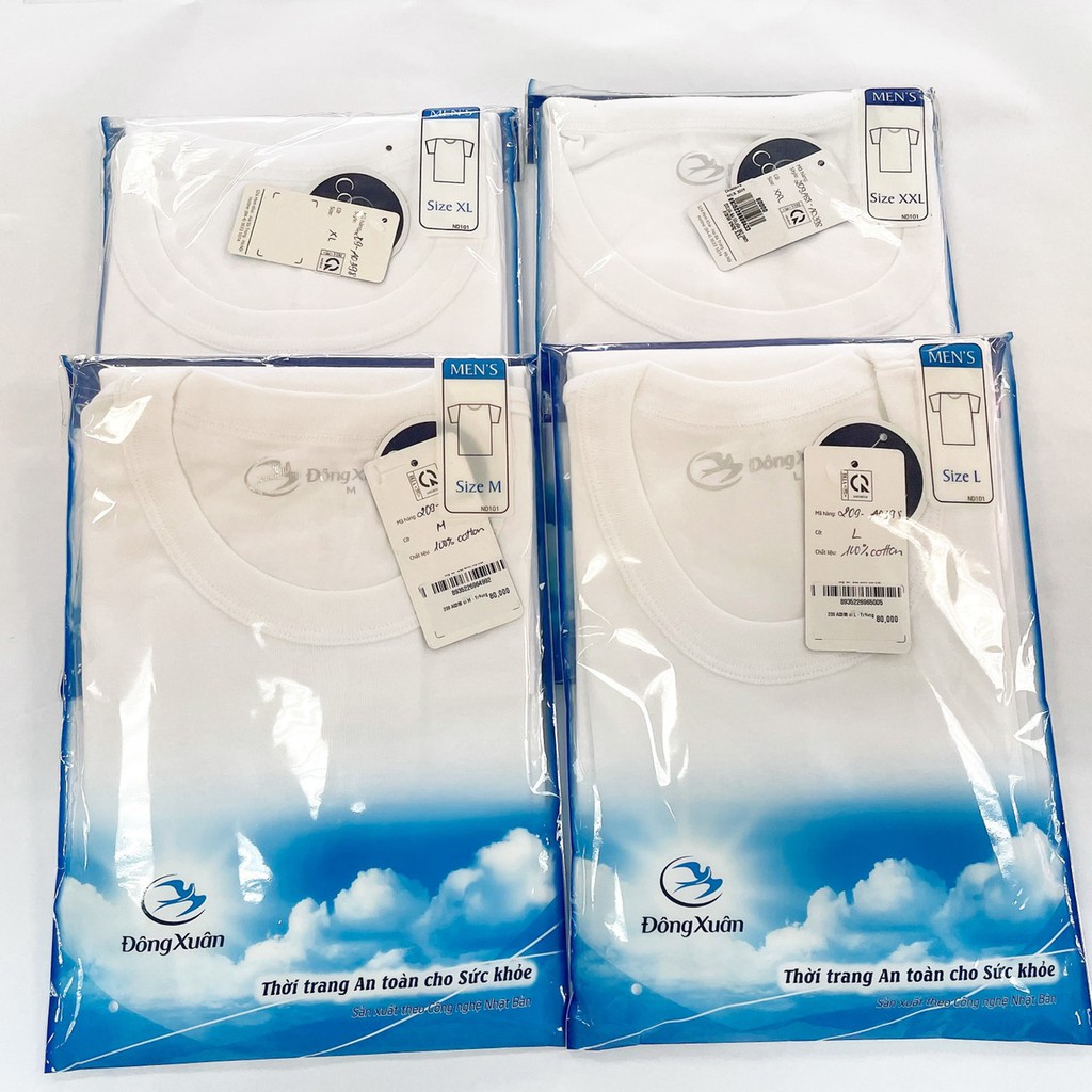 ÁO 100% COTTON - ÁO CÓ TAY DỆT KIM ĐÔNG XUÂN