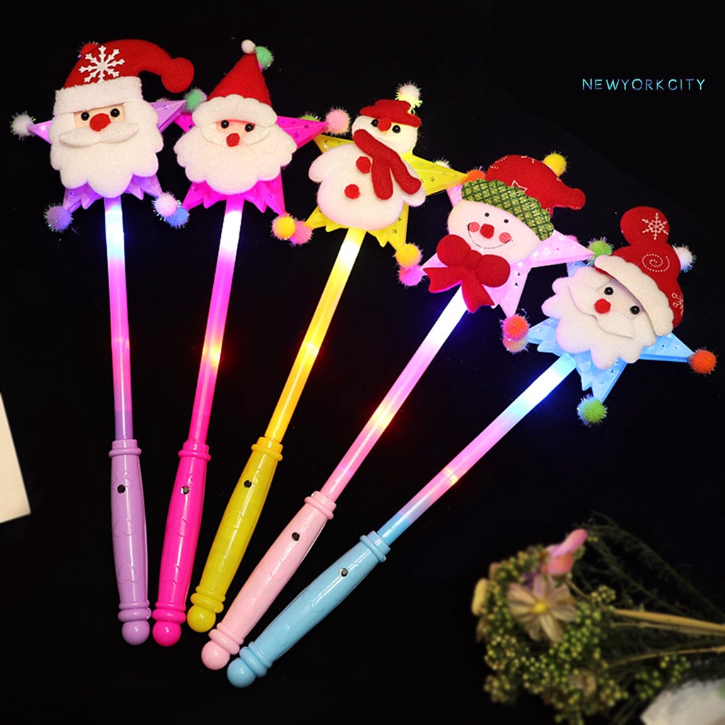 Gậy Phát Sáng Tiết Kiệm Năng Lượng Hình Người Tuyết Giáng Sinh