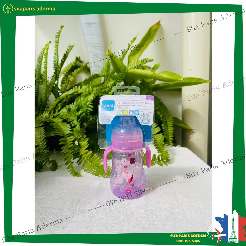 Bình tập uống nước 2in1 Mam của Pháp dành cho bé từ 4 tháng_Sữa Paris Aderma