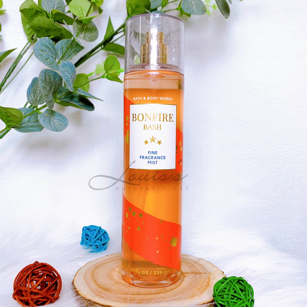 BONFIRE BASH  - Xịt thơm toàn thân Bath & Body Works Mỹ