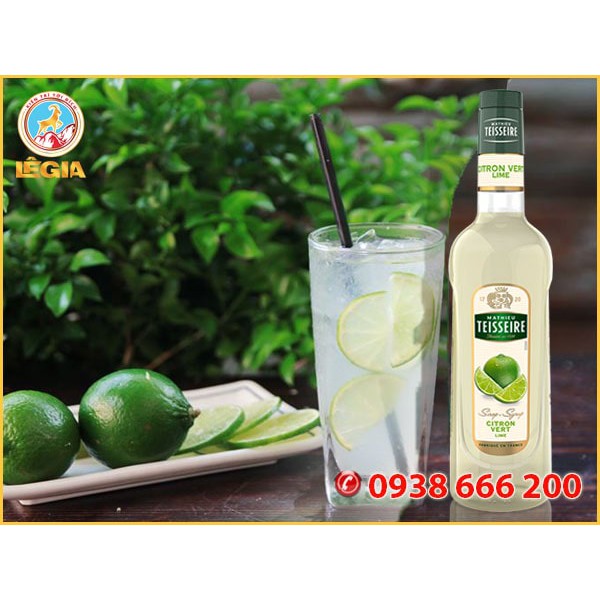 SIRO TEISSEIRE CHANH XANH - TEISSEIRE LIME SYRUP