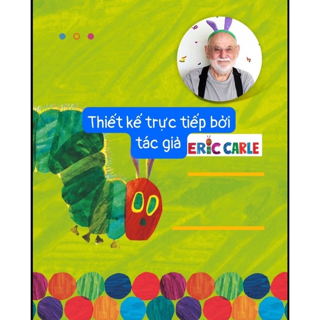 Ô cho bé Dù Che Mưa Che Nắng Mideer Hình Chú Sâu Háu Ăn The very hungry caterpillar Chất Lượng Cao