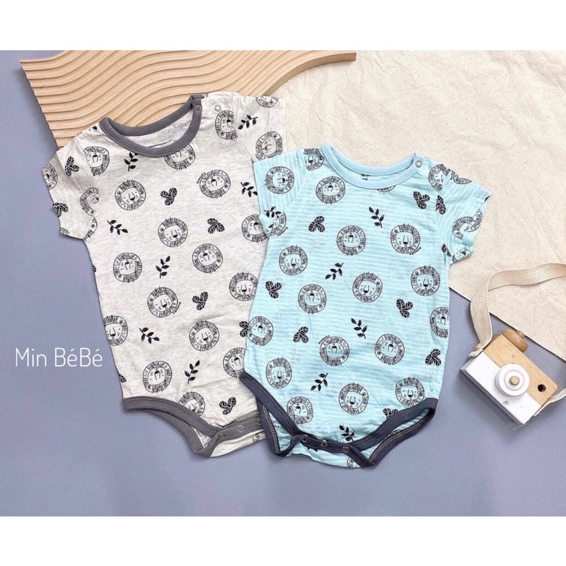 Bodychip cộc tay vải sợi tre cho bé