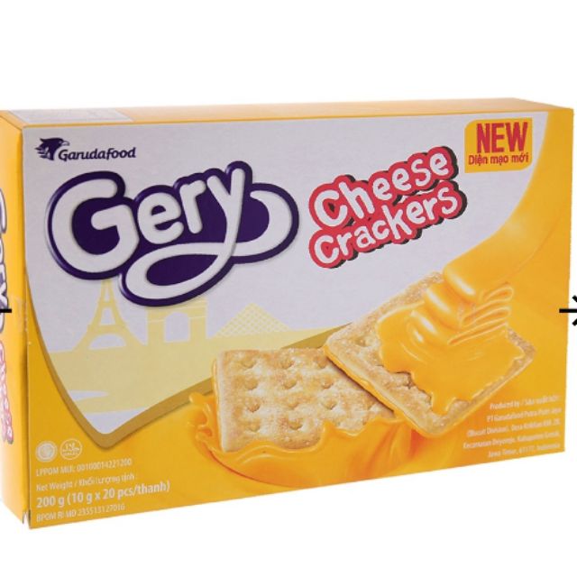 Bánh quy phô mai GERY ( hộp 200g)