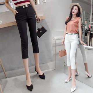 Quần lửng công sở nữ phong cách Hàn Quốc thời trang