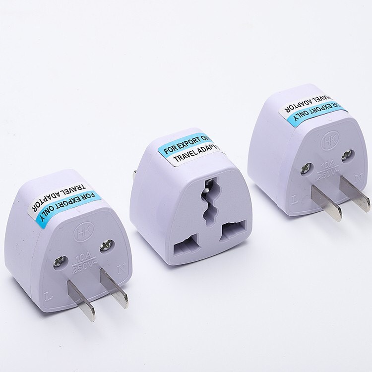 Ổ chuyển đổi phích cắm điện từ 3 chân sang 2 chân 220V - 10A