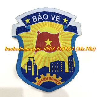 Logo bảo vệ thêu sẵn