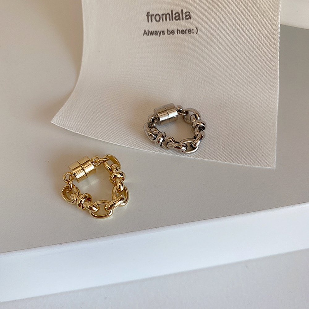 Khuyên kẹp vành tai nam châm nhiều màu phong cách punk cá tính cho nữ