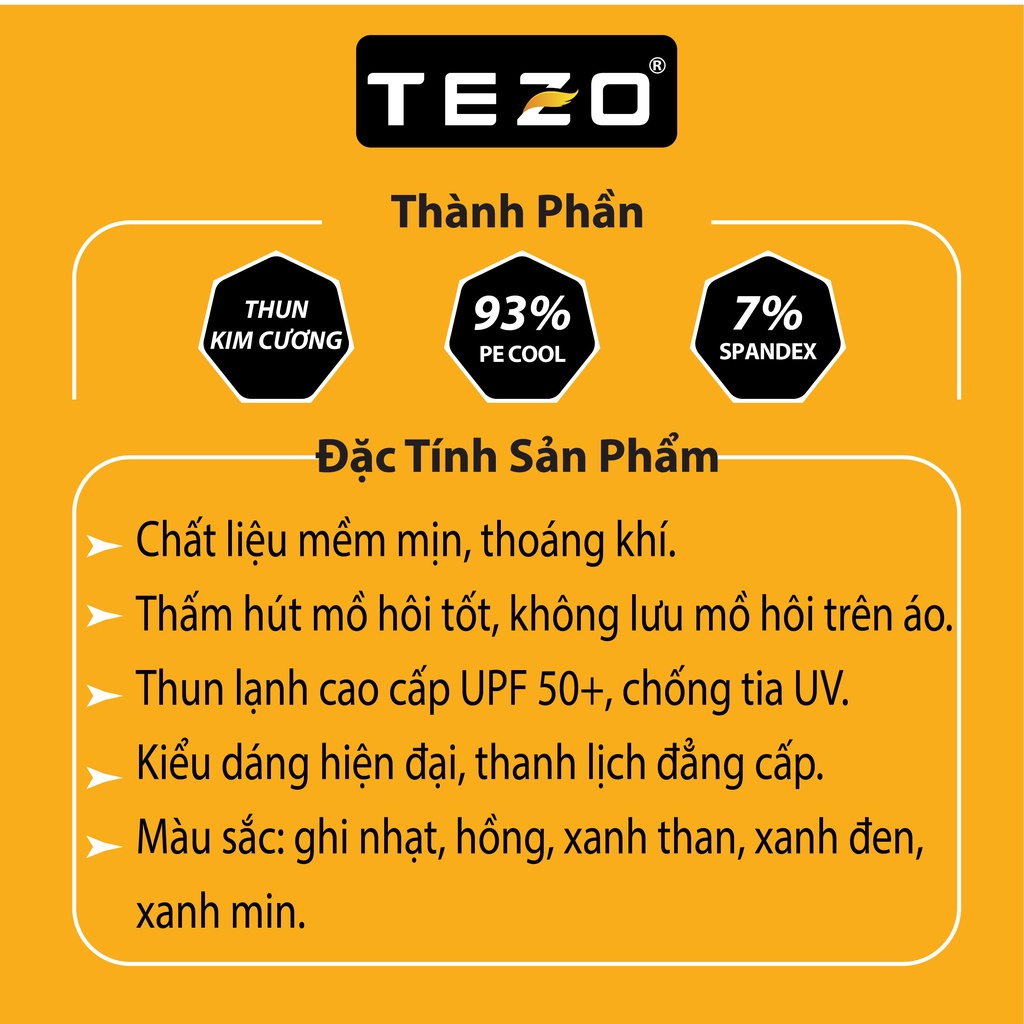 Áo chống nắng nữ Tezo thoáng khí, thấm hút mồ hôi, chống tia cực tím vượt trội 2201ACNN02