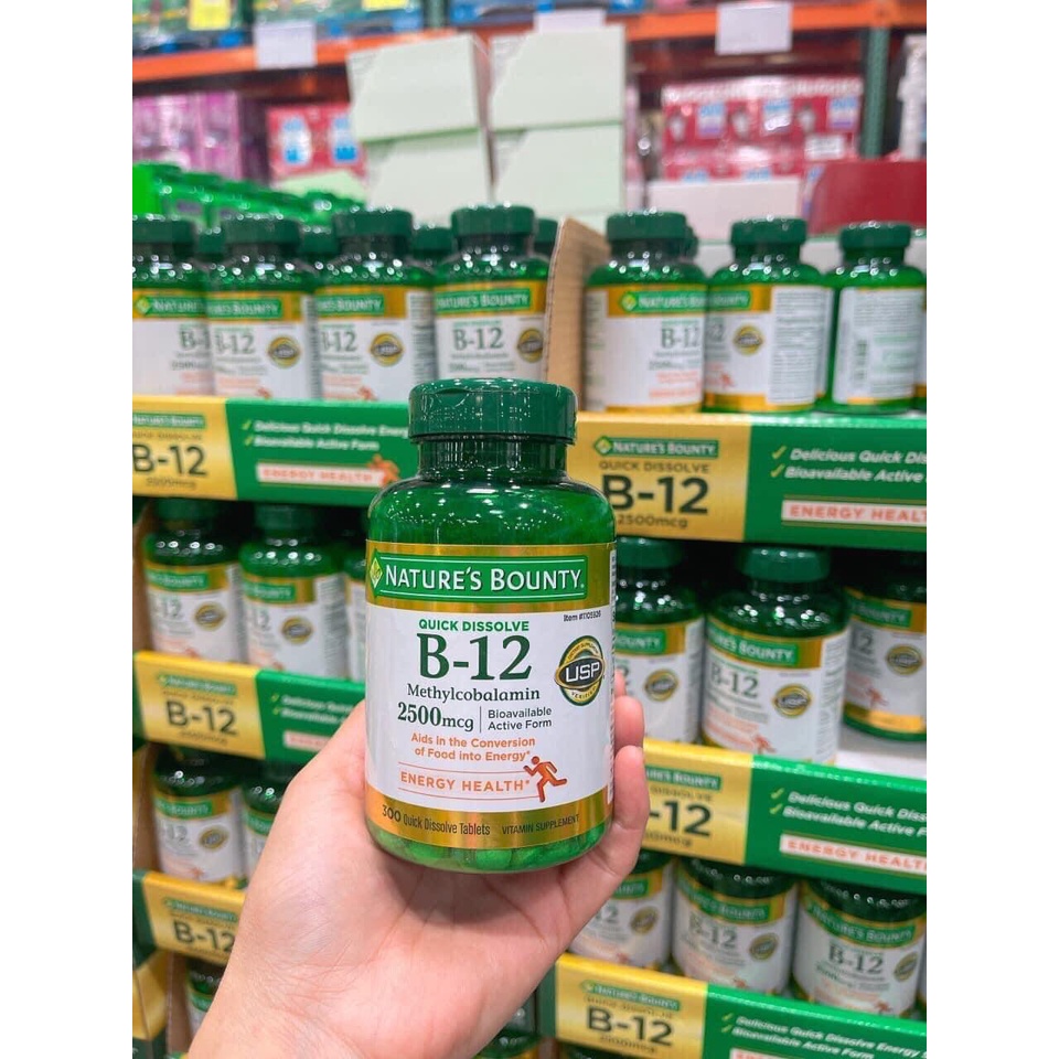 Viên Bổ Sung Vitamin B12 Nature Made 1000mcg - 400 viên