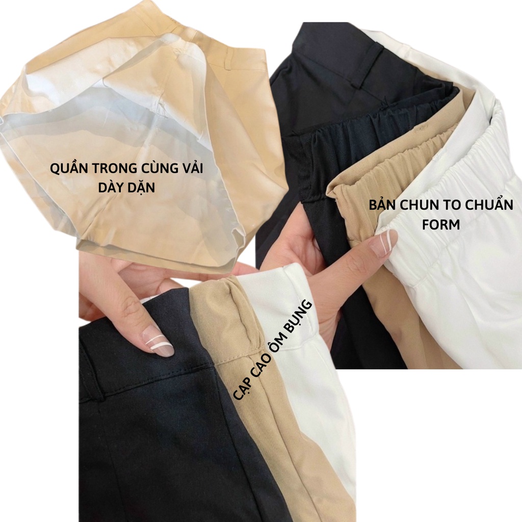 Quần Giả Váy Nữ Lưng Thun Chất KAKI Cực Đẹp,Chân Váy KAKI BASIC HOT 2022 GIRLDREAM