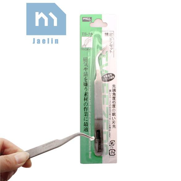 Nhíp inox đầu cong sửa chữa đa năng chống từ tính tiện dụng