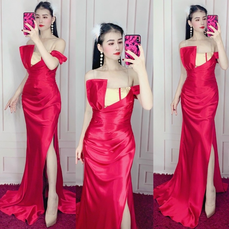 Ms1245V ĐẦM DẠ HỘI BODY SẺ ĐÙI SIÊU XINH full sizeS/M/L/XL