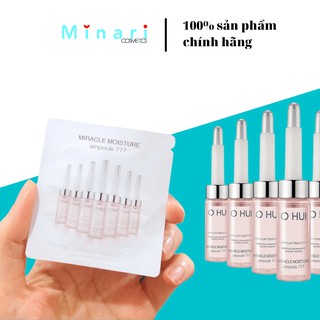 [BILL HÀN] [MINI SAMPLE] Huyết thanh OHUI 777 dưỡng ẩm dưỡng trắng và căng bóng da - Miracle Moisture Ampoule Ohui 777