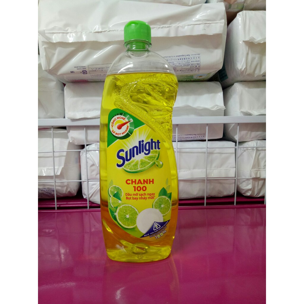 Nước rửa bát sunlight chanh chai 750ml