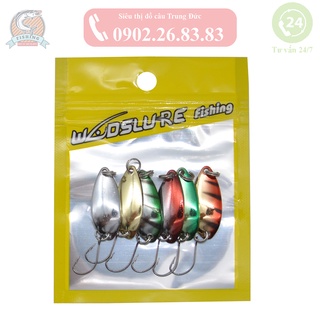 Mồi thìa câu cá suối, lure cá mương, chày đất, câu lóc
