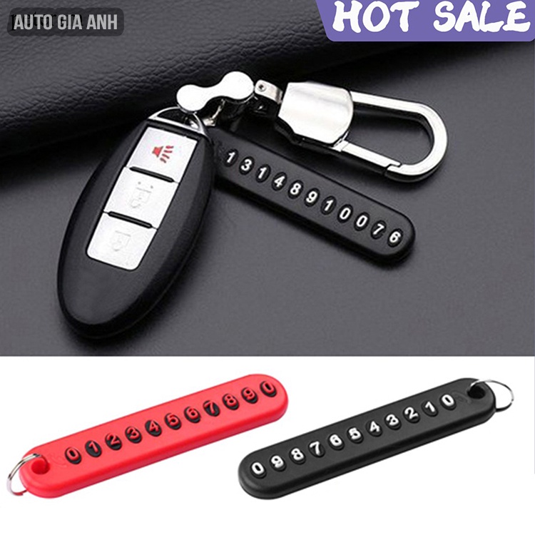Móc khoá gắn số điện thoại thẻ treo số điện thoại tránh thất lạc tiện dụng phù hợp cho chìa khóa ô tô xe máy