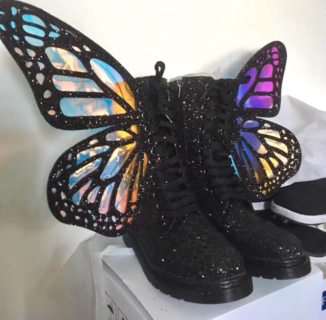 Giày sporty boots butterfly phản quang