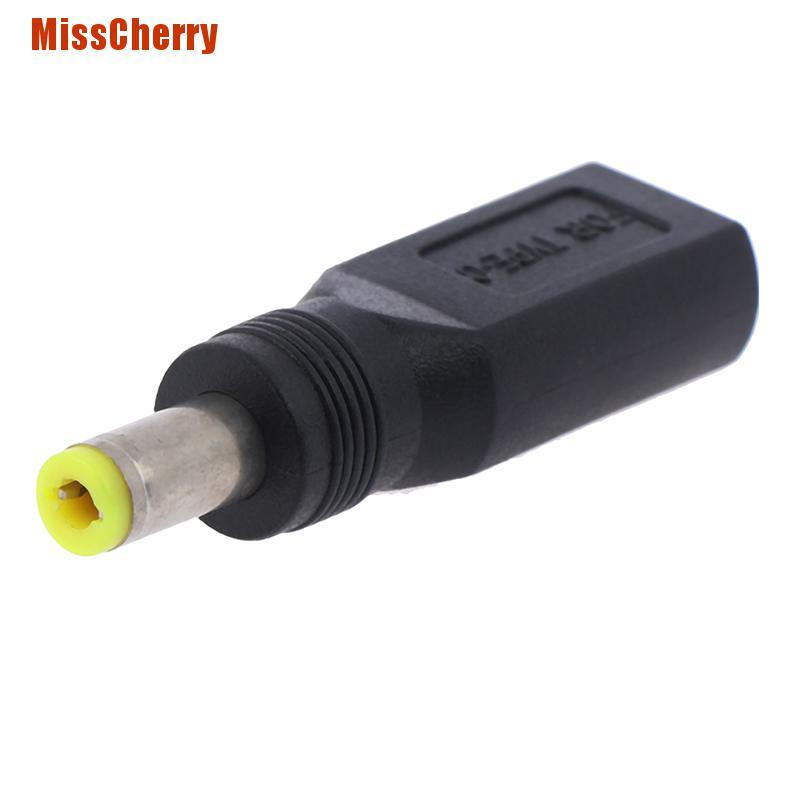 Đầu chuyển đổi từ Usb 3.1 Type C sang Dc cỡ 5.5mmx2.5mm