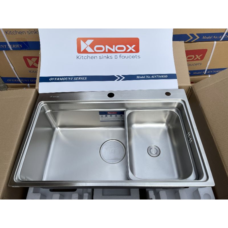 Chậu Rửa 1 Hố Konox KN 7548SO chính hãng