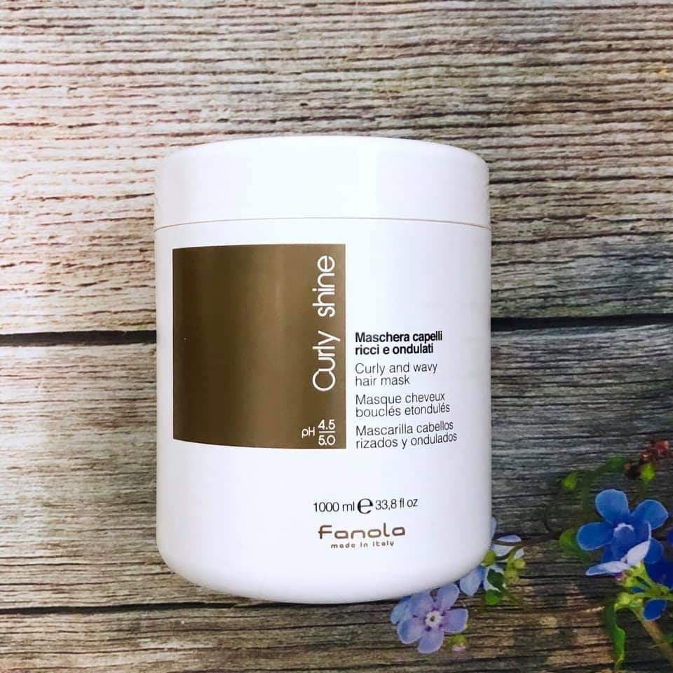 🇮🇹 Combo dầu gội và hấp dầu dưỡng tóc xoăn Fanola Curly & Wavy 1000mlx2