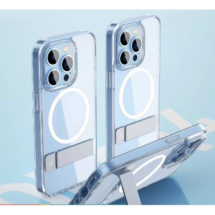 Ốp Lưng Trong cho IPhone 14 Pro Max,14 Pro, 14 Max Hỗ Trợ Sạc Không Dây MagSafe Có Đế Dựng Hàng Chính Hãng Không Ố Màu