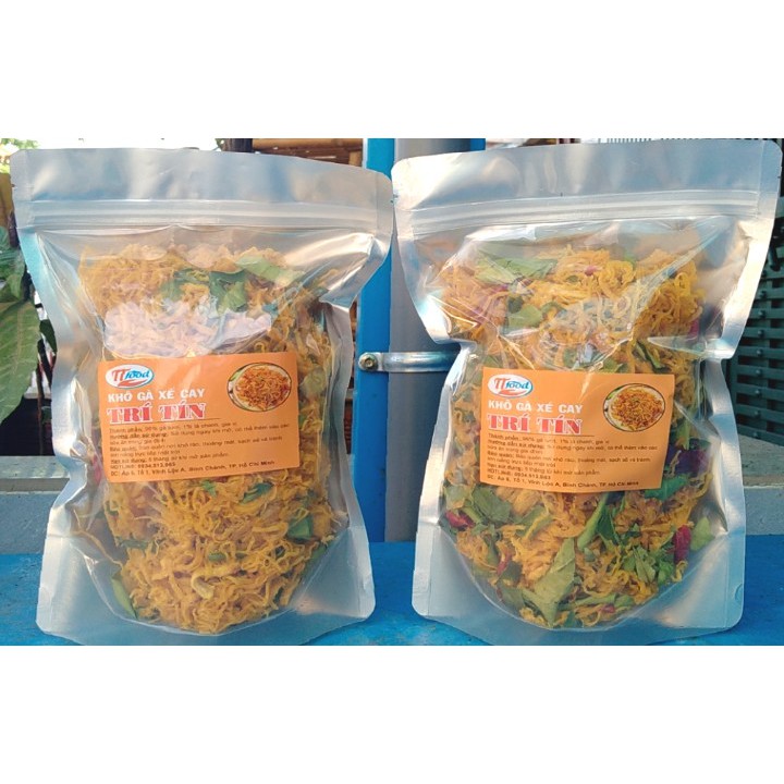 [Mã GROXUAN1 giảm 8% đơn 150K] 1kg khô gà lá chanh - 2 túi zip 500g