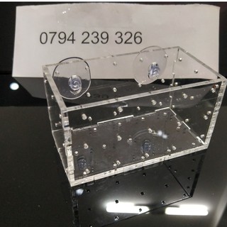 hộp/ cốc mica đựng phân nền thủy sinh