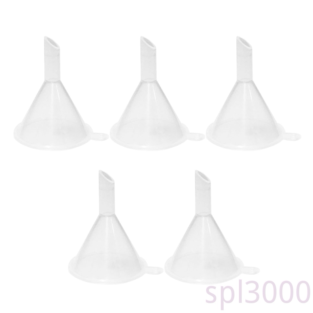 Set 5 Phễu Nhựa Miệng Rộng Dùng Trong Nhà Bếp / Phòng Thí Nghiệm