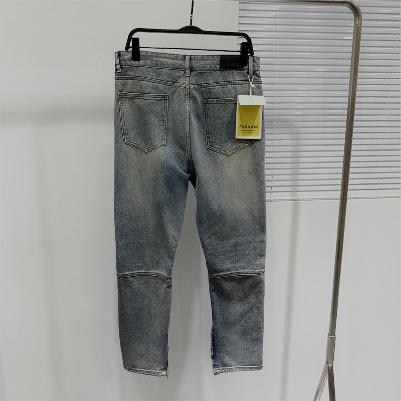 Quần jeans zipper G650 form skinny , vải denim cao cấp