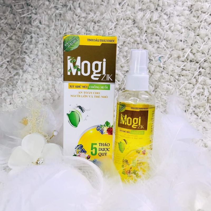 MOGI ZIK 70ml _ Xịt thảo dược giúp xua đuổi muỗi và côn trùng