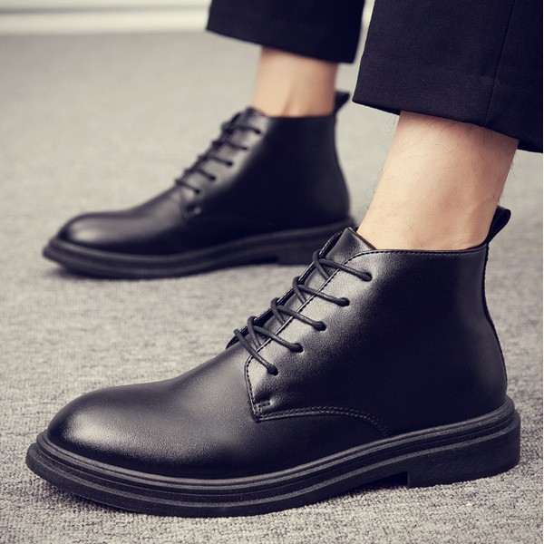 [Mã FAGREAT245 giảm 8% tối đa 50K đơn từ 250K] Giày Boot Nam Đen SGS GN289 | BigBuy360 - bigbuy360.vn