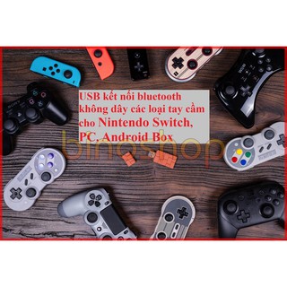 PC95 (BH 3 tháng) USB không dây 8Bitdo cho Nintendo Switch, Windows, Mac, & Raspberry Pi (8BitDo Wireless USB Adapter)