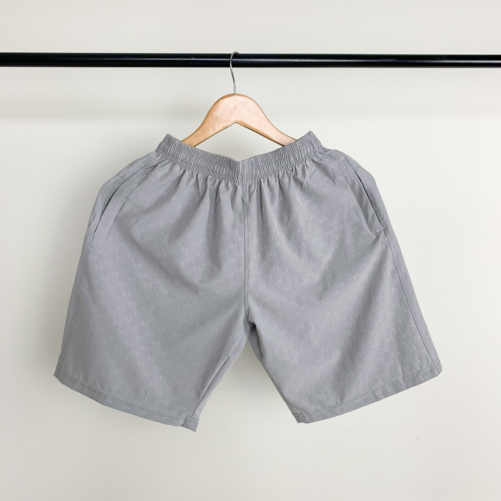 Quần Thể Thao Nam, Quần Short Dập Vân Cao Cấp, Vải Gió Mềm, Siêu Nhẹ, Dáng Thể Thao QGC | BigBuy360 - bigbuy360.vn