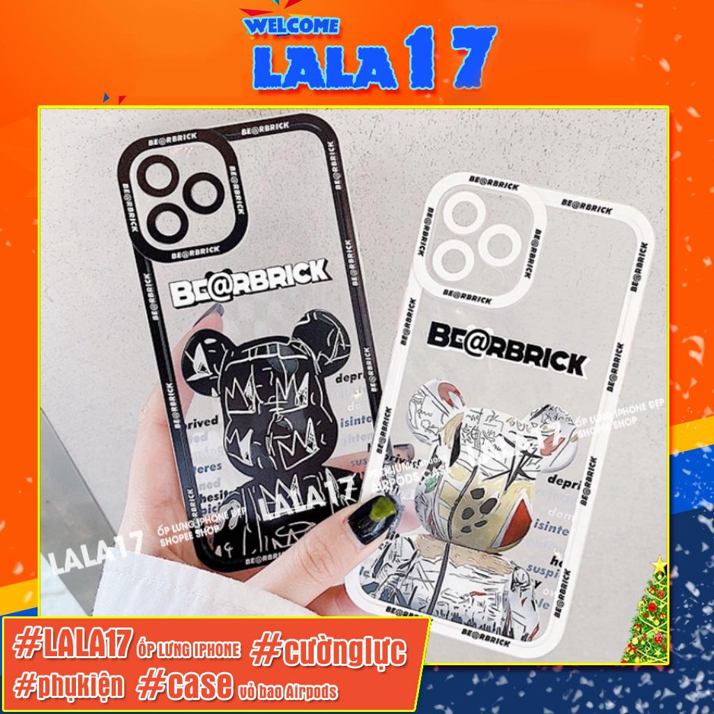 Ốp lưng iphone đẹp in hình Bear Brick cạnh nổi 6/6plus/6s/6splus/7/7plus/8/8plus/x/xr/xs/11/12/13/pro/max/plus/promax