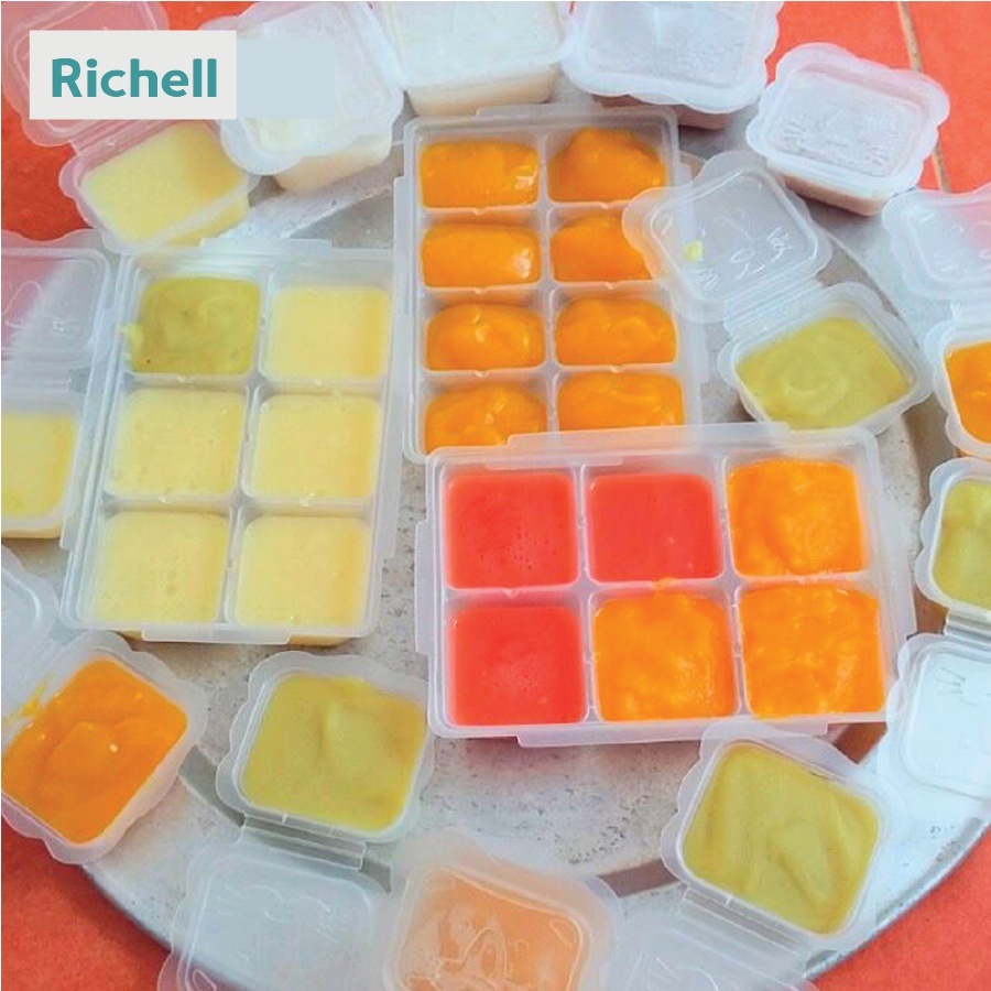 Bộ chia thức ăn Richell 6 chiếc 150ml