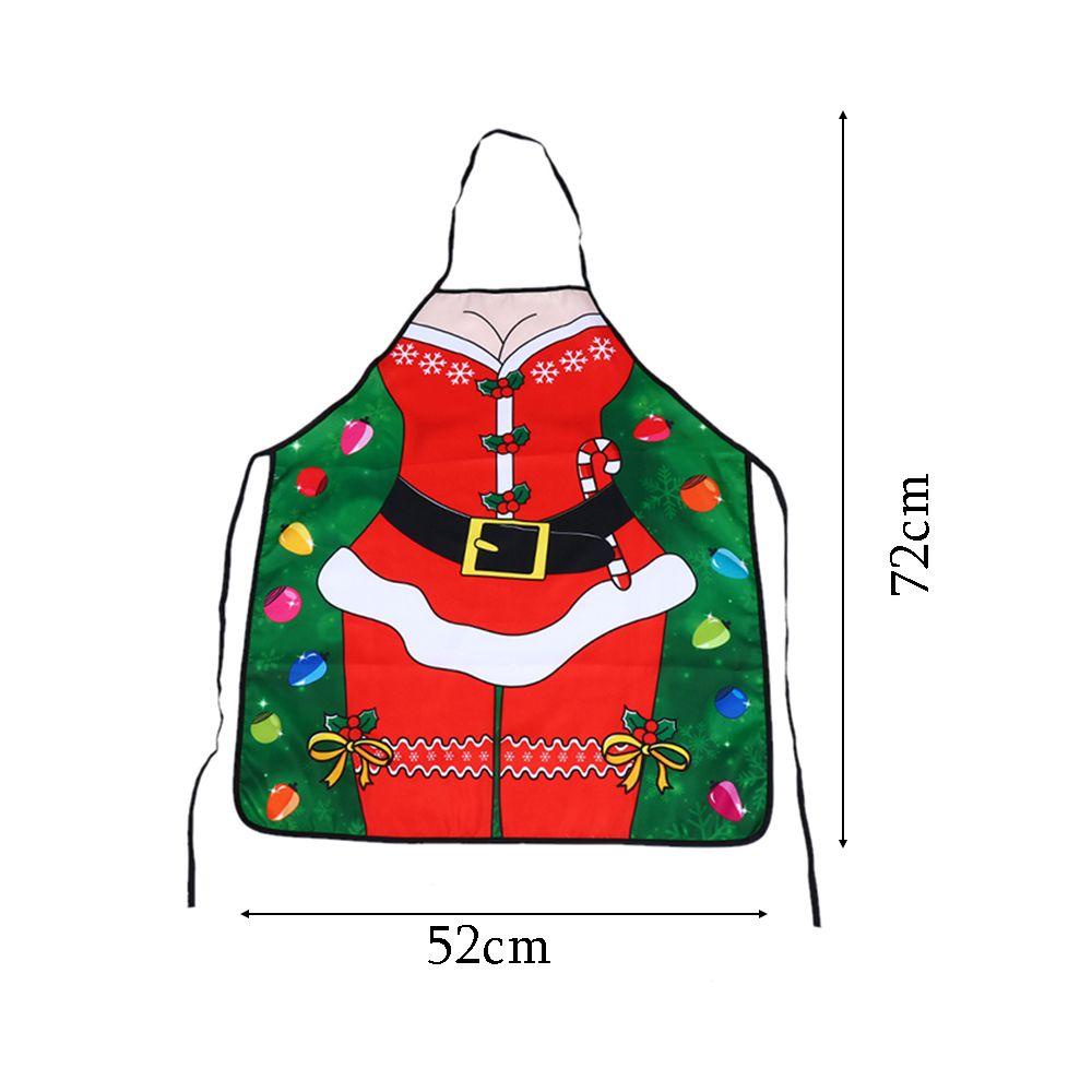 Tạp Dề Nấu Ăn Họa Tiết Giáng Sinh