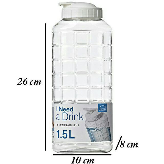 Bình Nước Nhựa Lock&Lock 1.5L - HAP812