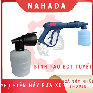Bình tạo bọt tuyết rửa xe phụ kiện máy rửa xe lắp với các loại súng