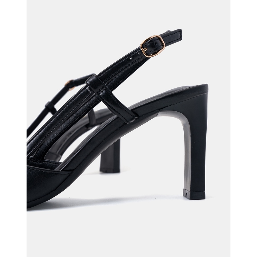 Giày Cao Gót 7cm JUNO Slingback Gót Vuông CG07126